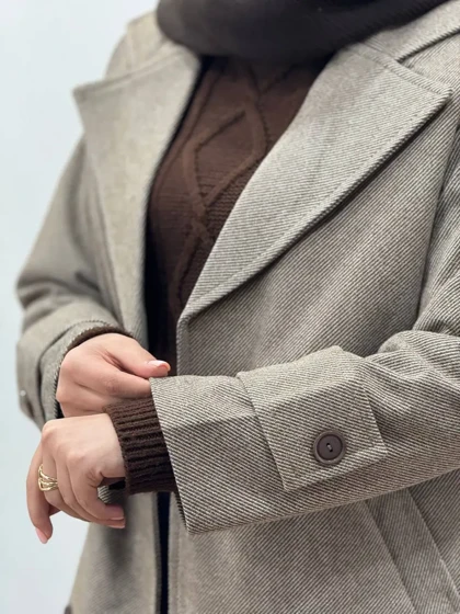 پالتو کتی فوتر آستردار آیسو مهرسا