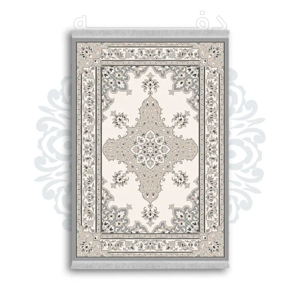 *جدید* فرشینه از جنس پارچه شانل مخمل ترک طرح فانتزی برند دفه کد 1221