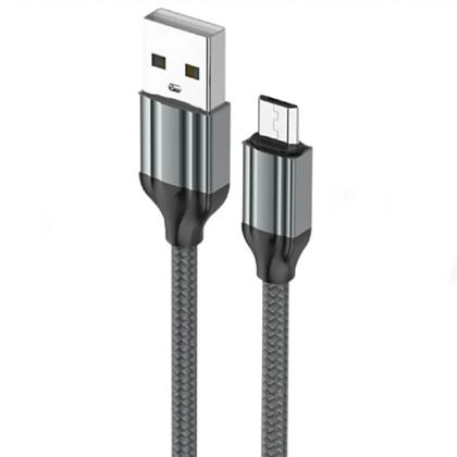 کابل میکرو یو اس بی الدنیو LDNIO مدل LS431 جریان 2.4 آمپر 1 متر