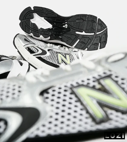 کفش کتانی مردانه و زنانه سفید مشکی سبز NEW BALANCE 1064 V.2 مدل 7466