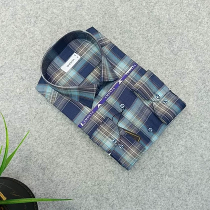 پیراهن طرحدار مردانه قواره ازاد ( قواره کلاسیک ) _ استین بلند