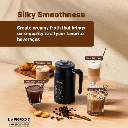 فوم ساز شیر و شیر گرم کن لپرسو Lepresso اصل مدل LPCFFM0027