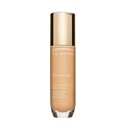 کرم پودر صورت کلارنس مدل Everlasting شماره 105.5W مناسب انواع پوست حجم 30 میلی‌لیتر