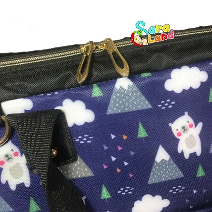 کوله لوازم کودک بی بی کلاسیک طرح خرس و ابر