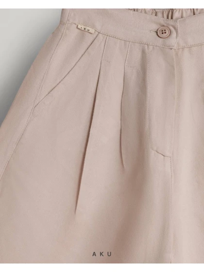 شلوارک AKU لینن کمر دکمه s00870