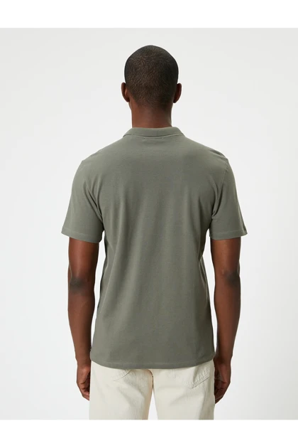 تیشرت یقه پولو مردانه اورجینال کوتون koton