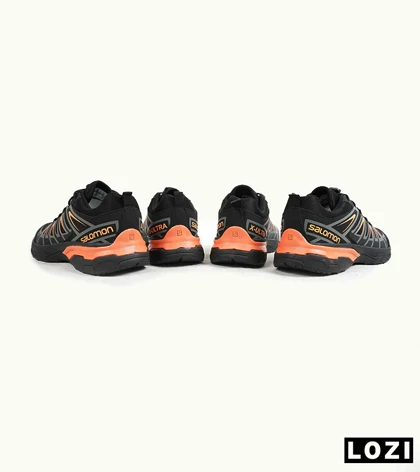 کفش کتانی مشکی طوسی نارنجی سالومون Salomon X ULTRA
