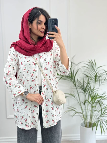 مانتو دخترانه شکوفه