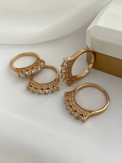 انگشتر تاج پنج تخمه ژوپینگ