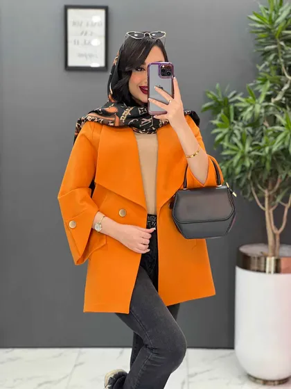 مانتو مازراتی آستین مثلثی