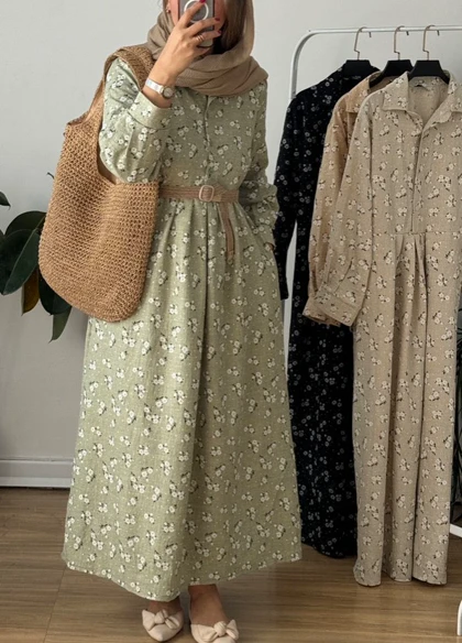 پیراهن مانتویی بابونه5