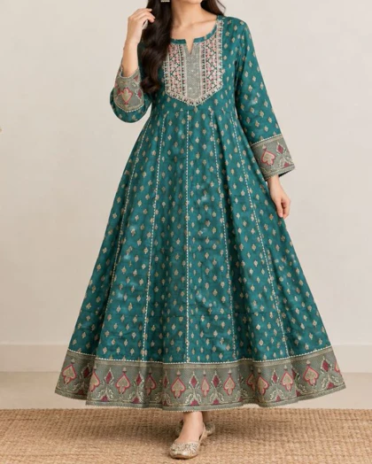 پیراهن زنانه کورتی هندی A7736