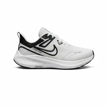کفش کتانی نایک I free run سفید مشکی کد 294894