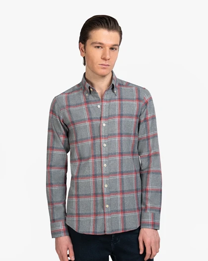 پیراهن مردانه پشمی کد 1856