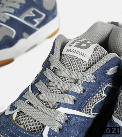 کفش کتانی مردانه و زنانه طوسی آبی NEW BALANCE 550
