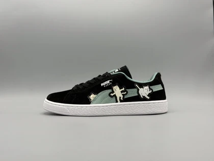 کتانی پوما سوئد ریپ ان دیپ مشکی سبز/Puma suede RIPNDIP