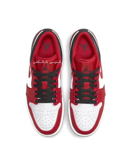 کتانی ویتنامی نایک ایر جردن وان لو ریورس بلک تو nike air jordan 1 low Reverse Black toe