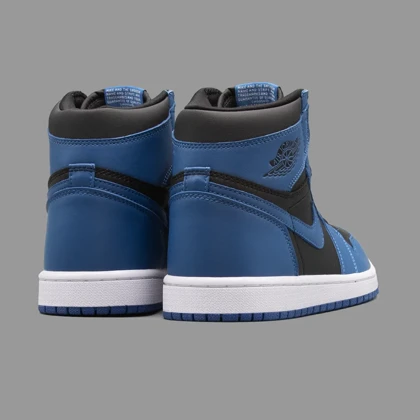 نایکی جردن 1 دارک مارینا رویال آبی مشکی ساق‌دار Nike Air Jordan 1 High Dark Marina Royal Blue Black
