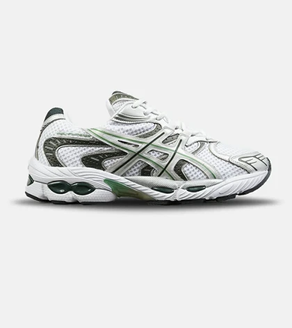 کفش کتانی مردانه و زنانه سفید سبز ASICS Gel-Phoenix مدل 8880