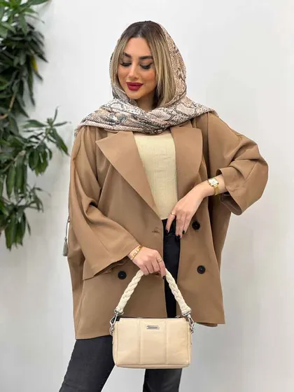 مانتو چهاردکمه دو جیب