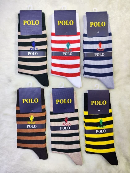 جوراب ساق‌دار مردانه POLO کد1378