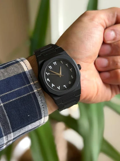 ساعت مچی فول بلک carbon-new