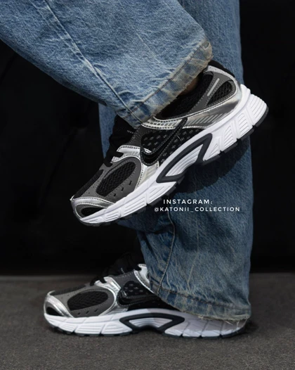 کتانی نایک وی پنج رانر مشکی سفید Nike v5k RNR black white کیفیت اورجینال
