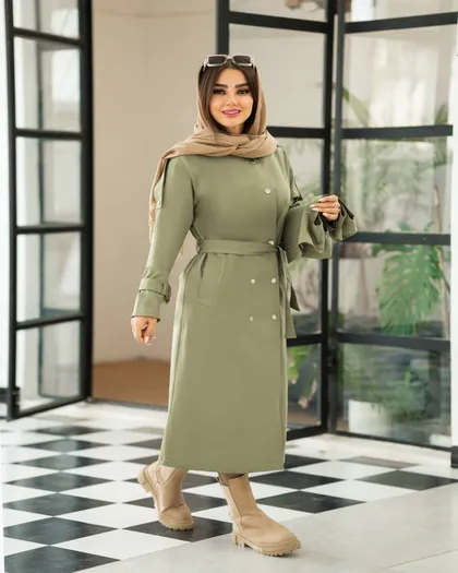 بارانی دوتیکه مدل ساحل کد 2092