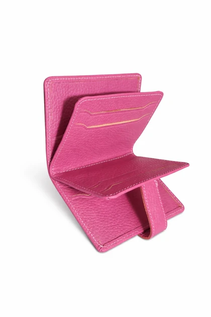 جاکارتی چرم طبیعی صورتی