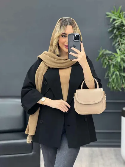 مانتو ژیله دکمه دار