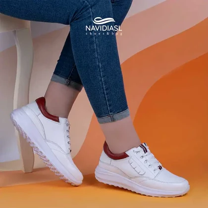 کفش زنانه چرم اسپرت کد 2014012