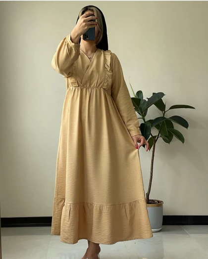 پیراهن مانتویی ریحان بالا چپ و راستی