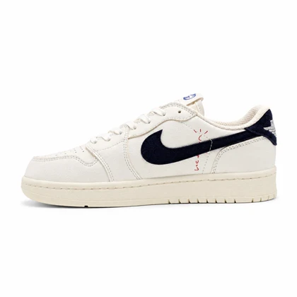 کفش و کتانی مردانه مدل نایک ترویس NIKE TRAVIS رنگ کرم مشکی کد 30058