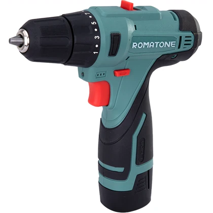 دریل پیچ گوشتی شارژی روماتون ROMATONE مدل 4115 دو باتری 12 ولت
