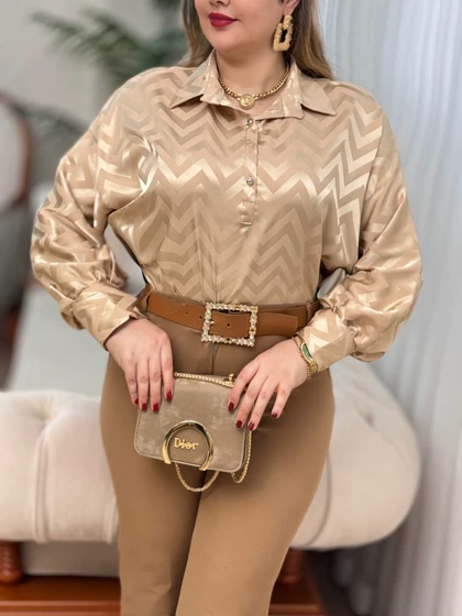 شومیز ساتن افسر 2923