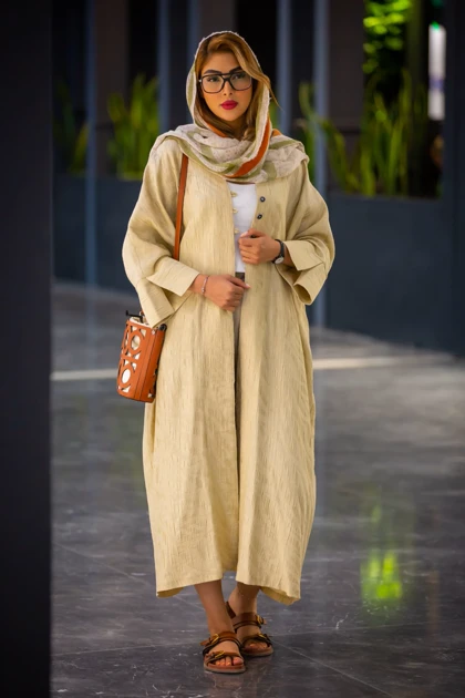 مانتو عبایی ژاکارد