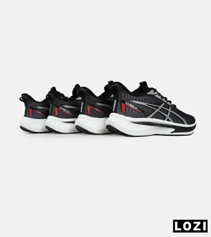 کفش کتانی مردانه مشکی سفید ASICS GEL-KAYANO 30