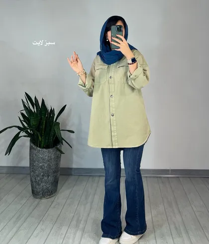مانتو کتان فندق