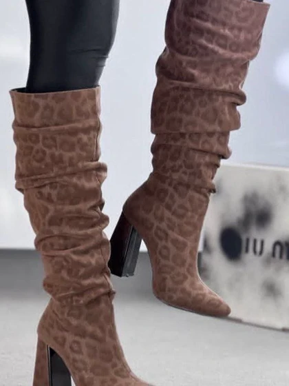 بوت طرح چروک پلنگی