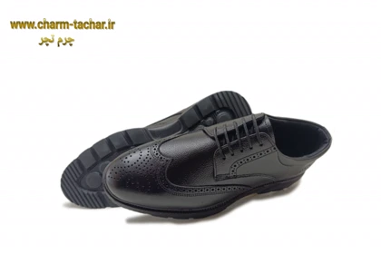 کفش لوفر طرح بروژ چرم طبیعی si122