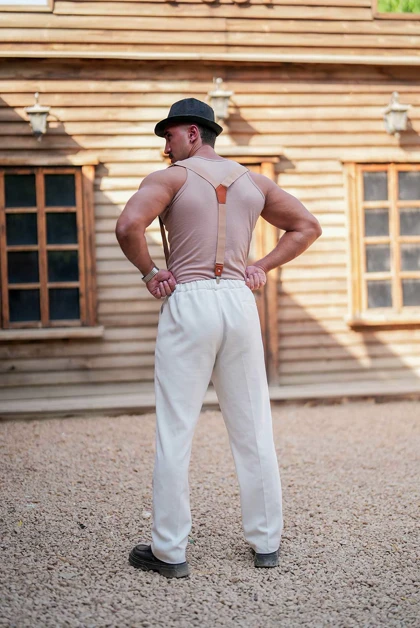 رکابی تنک تاپ ساده کوپ آیسان اسلامی کرم OLD SCHOOL