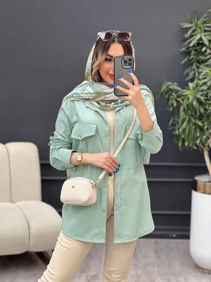 مانتو دو جیب پیله آرتمیس