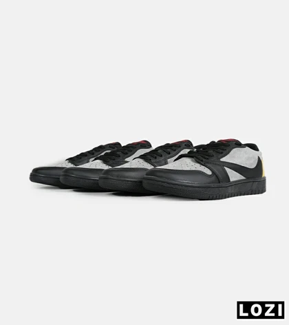 کفش کتانی مردانه طوسی مشکی خردلی NIKE travis scott مدل 7118