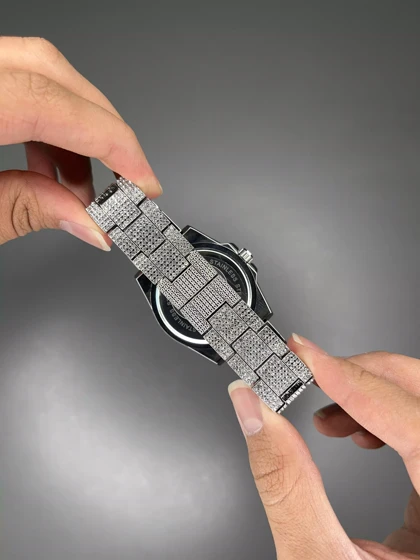 ساعت مچی رولکس دیت جاست فول نگین صفحه سبز Rolex Datejust