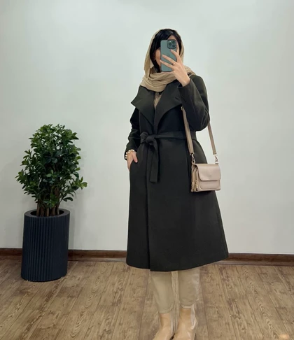 پالتو بلند آستردار آرالیا