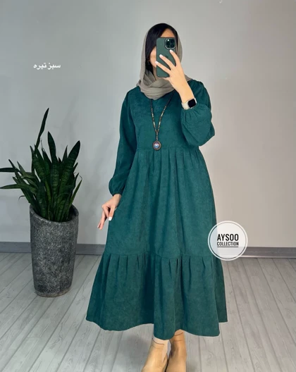 پیراهن مانتویی تانیا