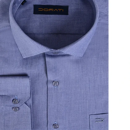 پیراهن مردانه رسمی سورمه ای سنگشور