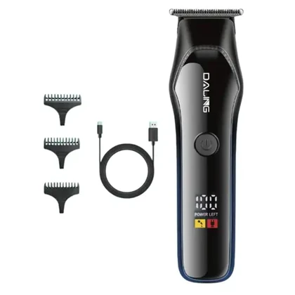 ماشین اصلاح موی صورت مردانه با تیغه T و نمایشگر LED دالینگ مدل DL-1915