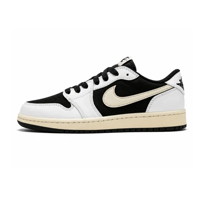 کفش و کتانی مردانه مدل نایک ترویس NIKE TRAVIS رنگ مشکی کرم کد 30052