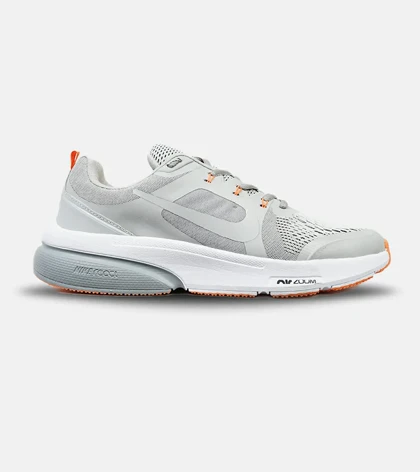 کفش کتانی بزرگ پا طوسی سفید NIKE zoom